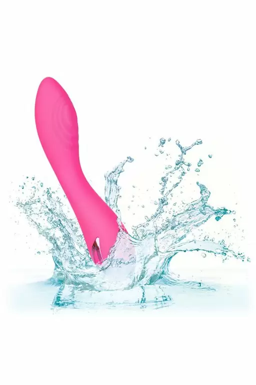 Изогнутый вибратор Surf City Centerfold, с функцией Power Boost, 16 см, силикон, розовый