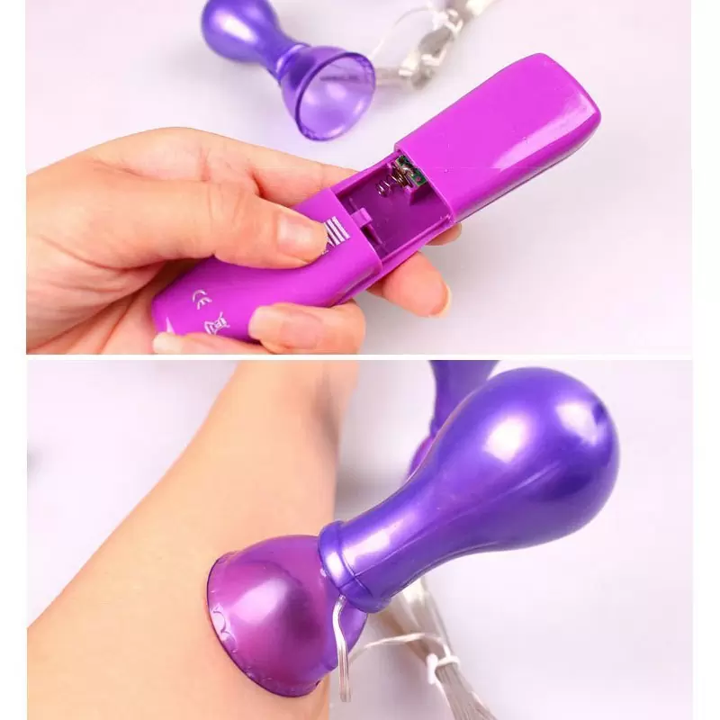 Вакуумные помпы Vibro Nipple Pump для сосков с вибрацией – фиолетовый