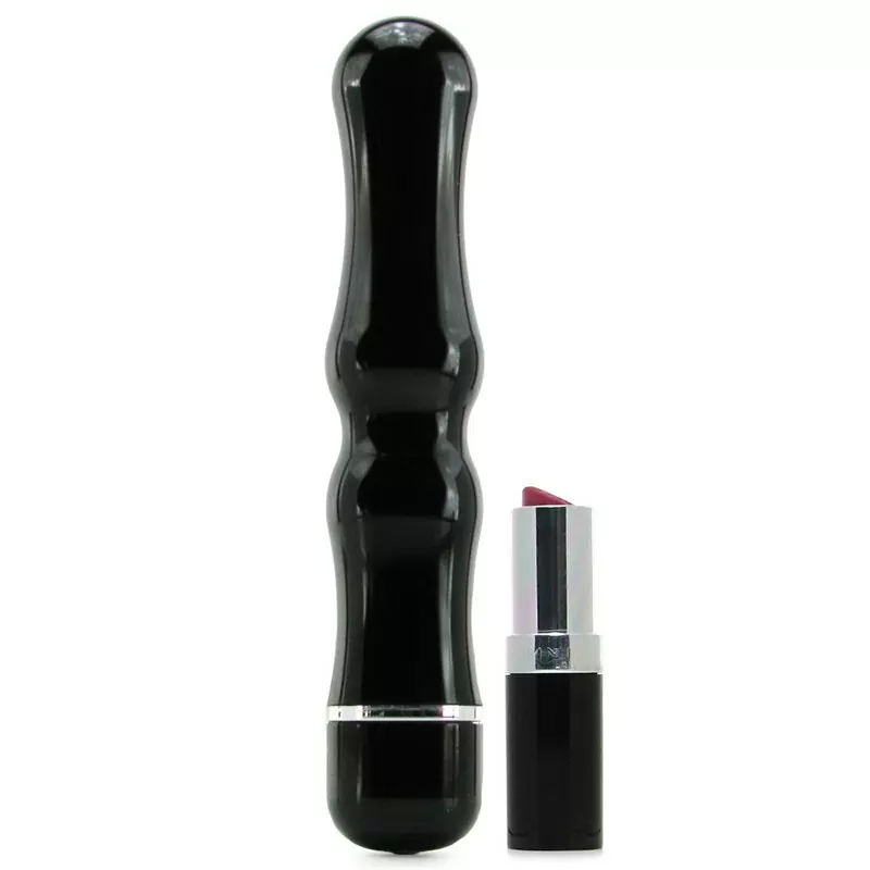 Вибромассажер Pure Aluminium Large Black – черный 