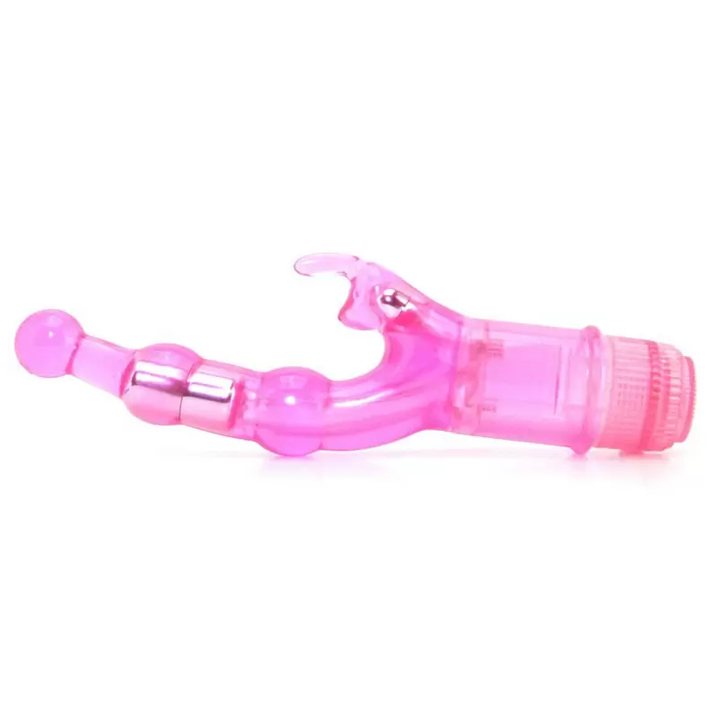 Вибромассажер со стимулятором клитора Jubilee – розовый