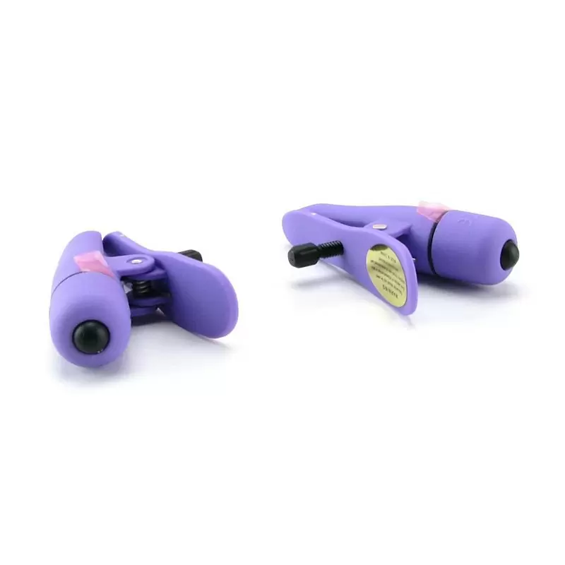 Зажимы для сосков с вибрацией  Nipplettes - фиолетовый