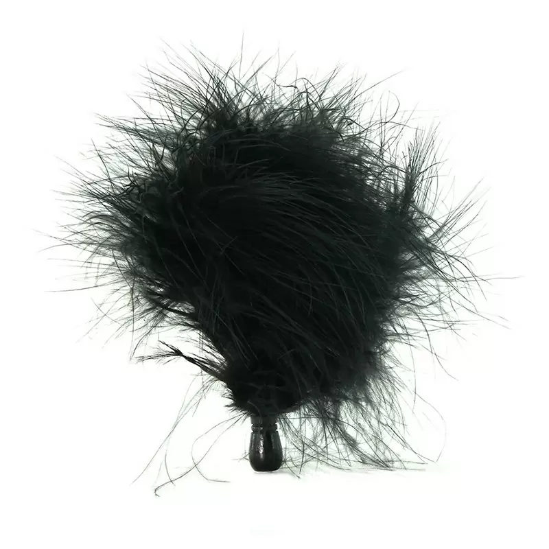 Набор Beginner's Fantasy Kit из наручников, пуховки, маски и шлепалки – черный с золотом	