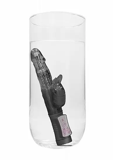 ВИБРАТОР КРОЛИК ROTATING BEETLE - черный