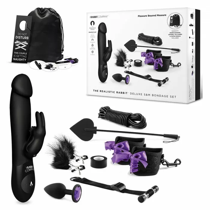Игровой набор для пары Deluxe Pleasure Beyond 10 предметов – чёрный