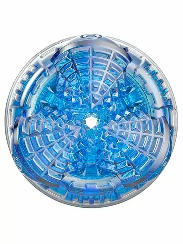 Текстурированный мастурбатор Fleshlight Turbo Core, 24,8 см, ТПЭ, голубой