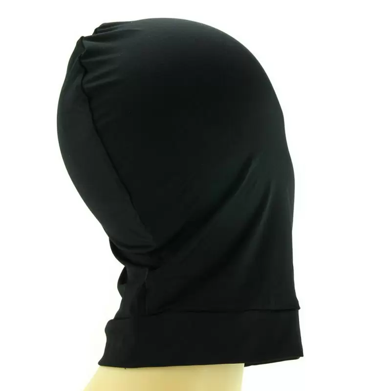 Эластичная маска на голову с отверстием для рта Open Mouth Stretch Hood – черный