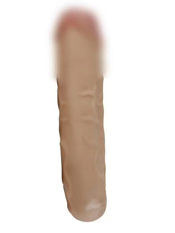 Реалистичный двусторонний фаллоимитатор REAL, 46 см, диаметр 4 см, ПВХ, телесный