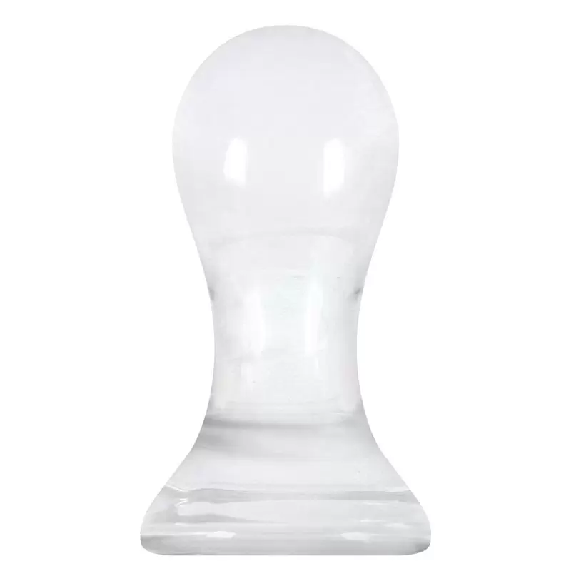 Анальный стимулятор Crystal Pops Large из стекла – прозрачный