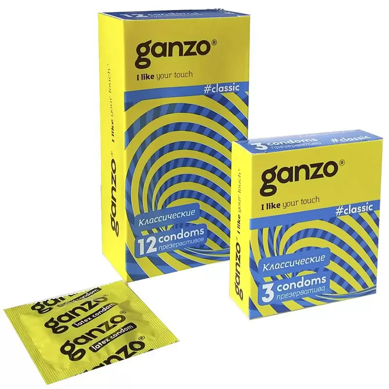 Презервативы Ganzo Classic классические – 12 шт