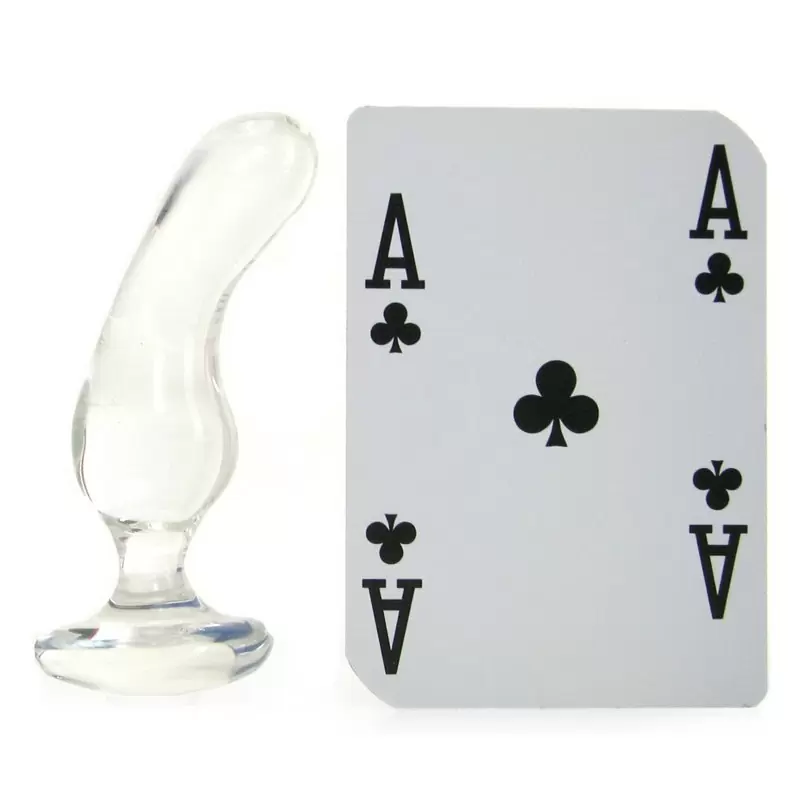 Анальная пробка из стекла Crystal Glass – прозрачная