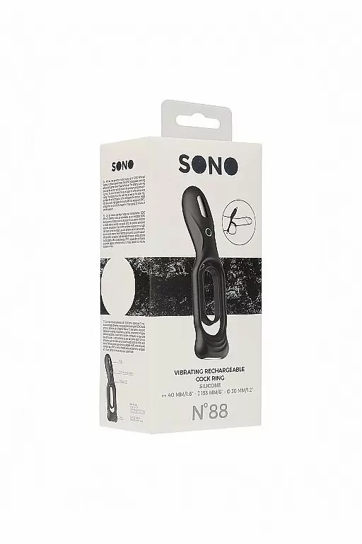 Двойное эрекционное кольцо с вибрацией N0. 88 - Vibrating Rechargeable Cock Ring