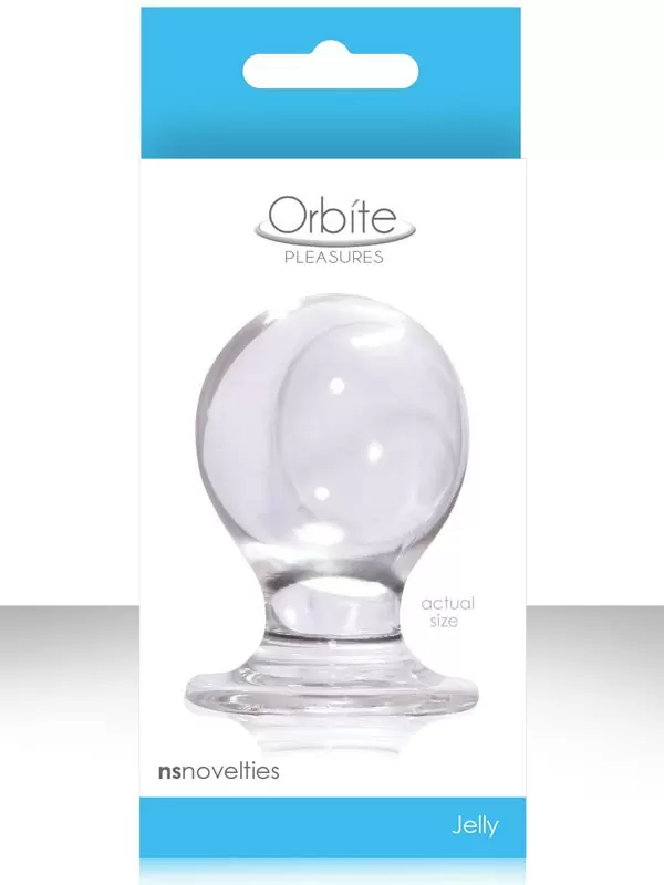 Большая анальная пробка Orbite Pleasures - Clear