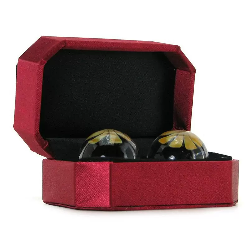 Вагинальные шарики Ben Wa Balls Yellow Blossom стеклянные