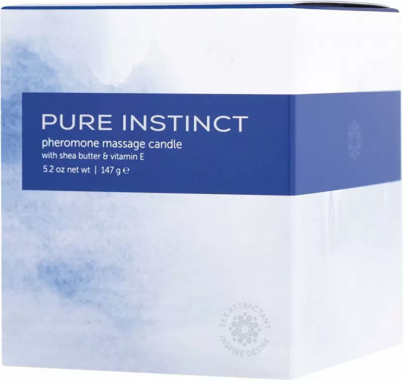 Свеча для массажа с феромонами Pure Instinct True Blue 147 г