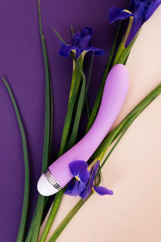 Фиолетовый вибратор Flovetta by Toyfa Lantana. 22 см, 10 режимов вибрации