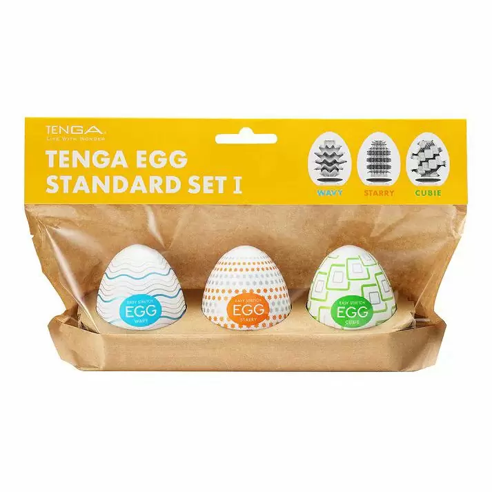Набор мастурбаторов Tenga Egg Standard Set 1, 3 шт.