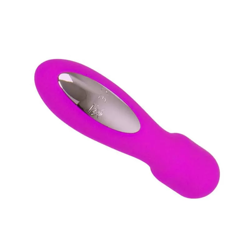 Многофункциональный перезаряжаемый вибромассажер Dempsey с увеличенной головкой – розовый