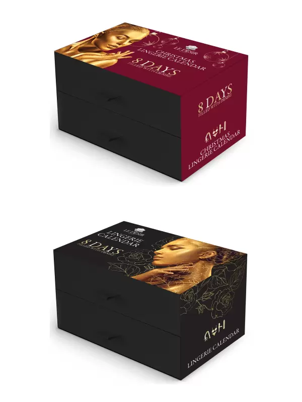 Премиальный подарочный набор Le Desir Sexy Lingerie Calender Queen Size: 8 секс предметов