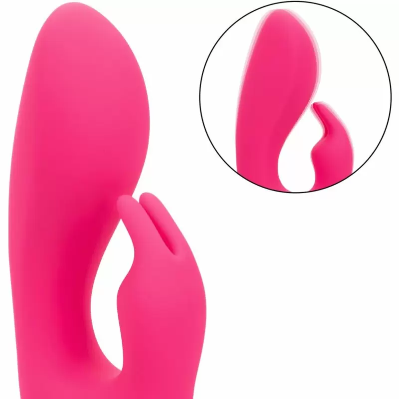 Компактный вибратор-кролик California Dreaming So. Cal Sunshine, 9,5 см, силикон, розовый