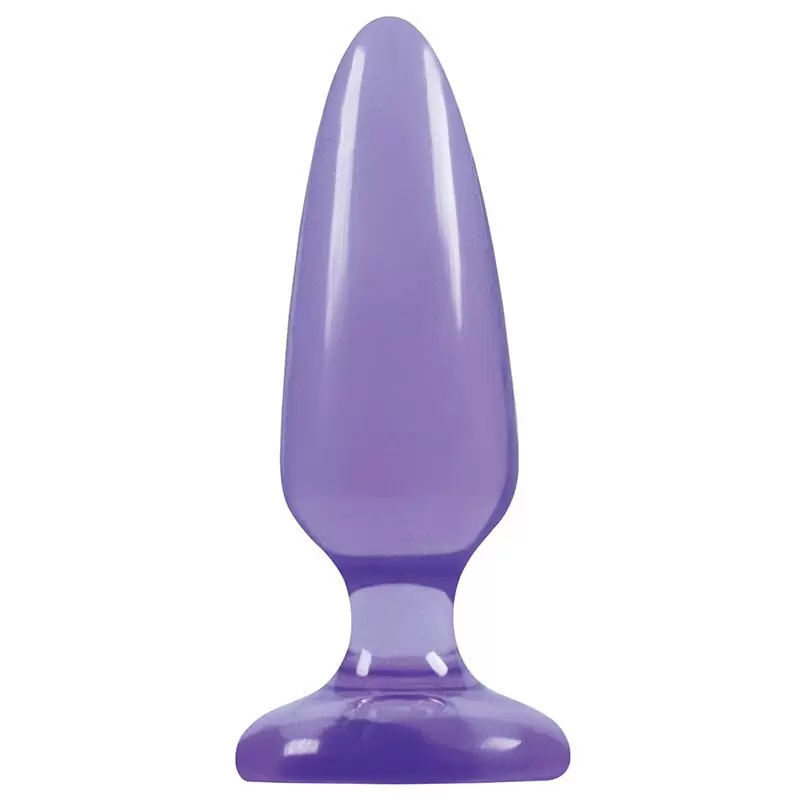 Анальная пробка Jelly Rancher Pleasure Plug - Medium средняя – фиолетовый