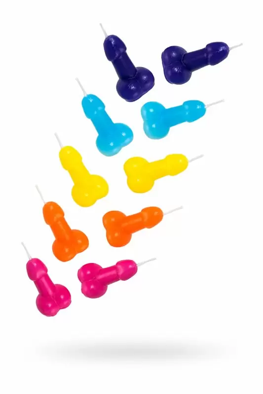 Набор разноцветных свечей 