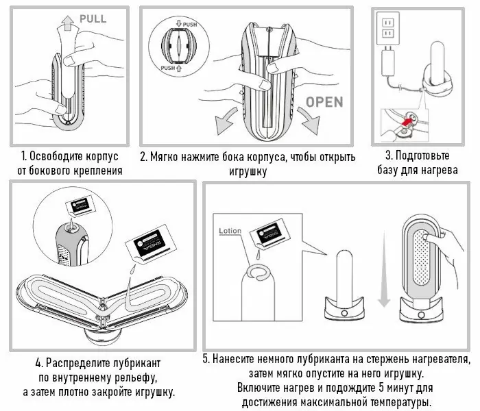 Элегантный мастурбатор с подогревом Tenga Flip Zero Red. 2 режима нагрева, 16 см, АБС/силикон