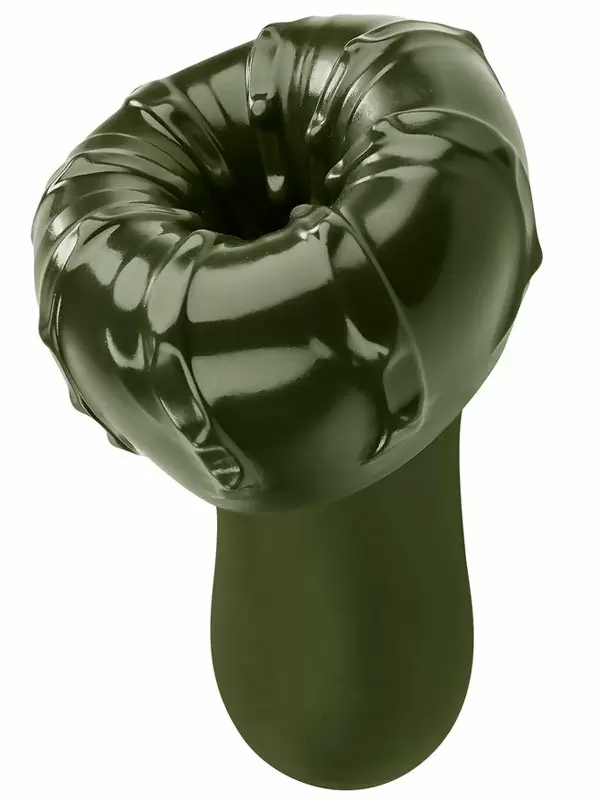 Мастурбатор Evolved Kingpin, в тубе, черный с зелёным