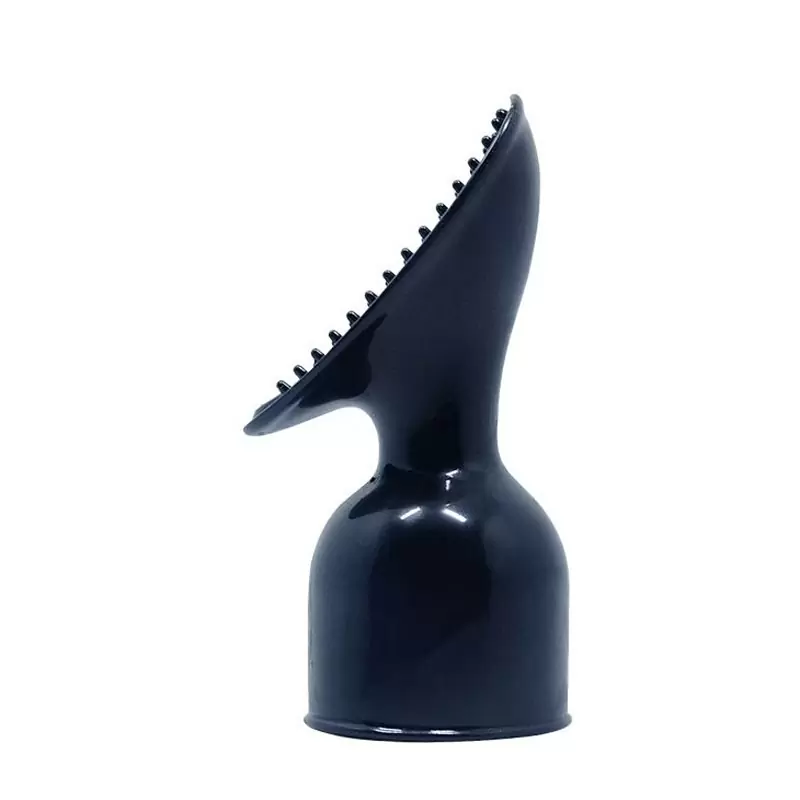 Насадка-щеточка на вибромассажер Power Head Petal Teaser – черный