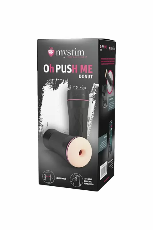 Oh Push me Donut Мастурбатор в тубе без вибрации и электростимуляции,