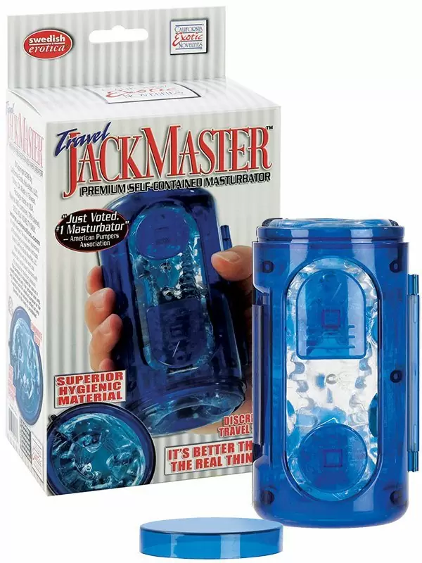 Супер-мастурбатор Travel Jackmaster – голубой