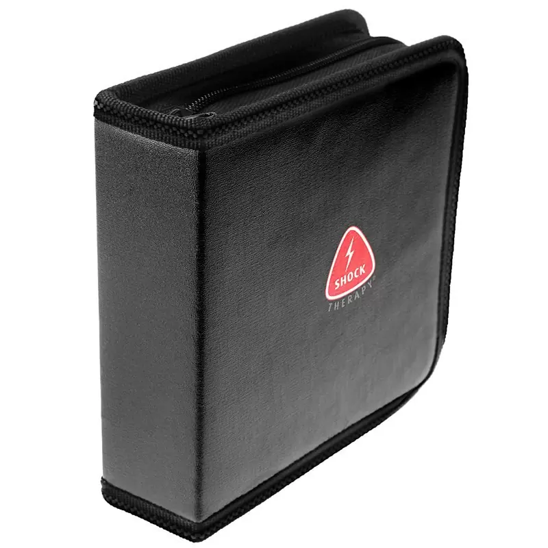 Набор электростимуляторов Shock Therapy анальная пробка и зажимы на соски – черный