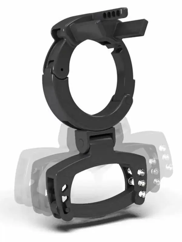 Петля для пояса верности Mystim для Pubic Enemy, с фиксацией мошонки, черная