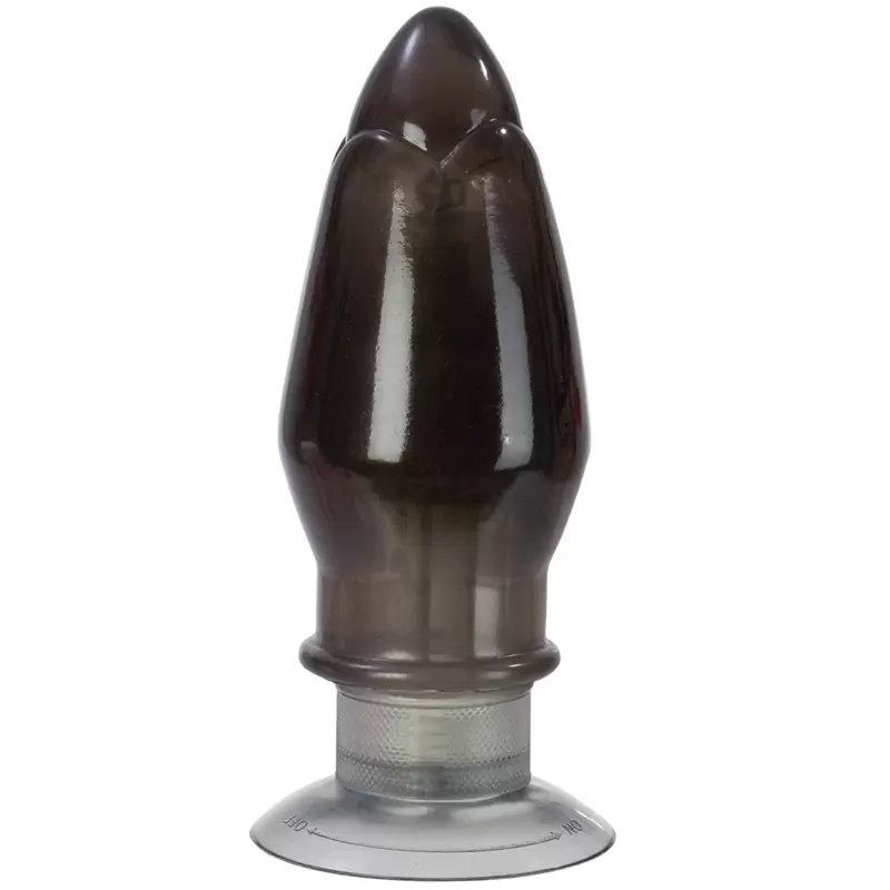 Большая мощная анальная пробка с вибрацией Colt Knocker