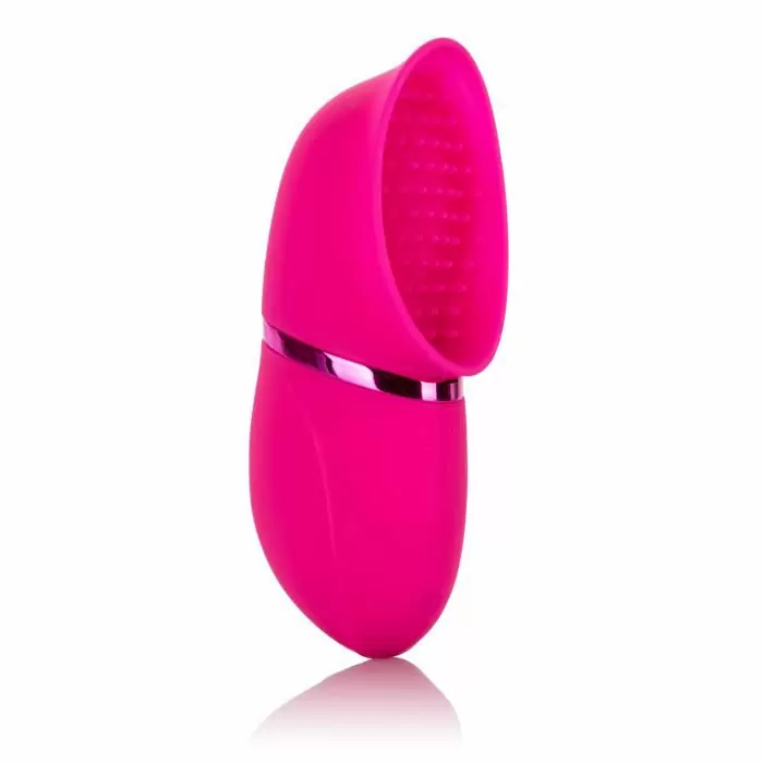 Вибромассажёр с присоской Calexotics Intimate Pump™ Rechargeable Full Coverage Pump - фуксия