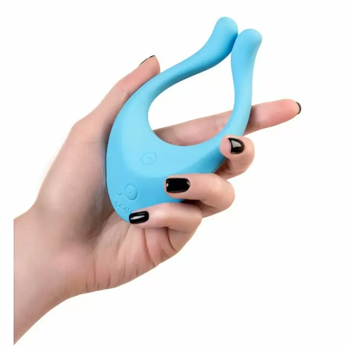 Многофункциональный стимулятор для пар Satisfyer Partner Multifun 1 - голубой