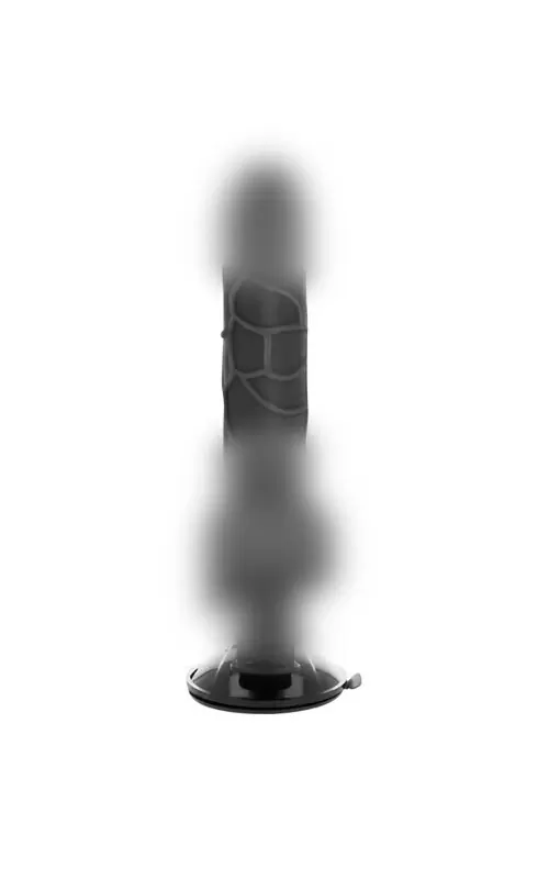 Фаллоимитатор с вибрацией BASECOCK REALISTIC VIBRATOR REMOTE CONTROL BLACK 18.5CM