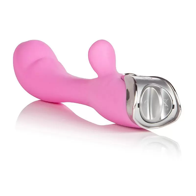 Вибромассажер E.V.A. 2 – Extreme Vibrating Action со стимуляцией клитора – розовый