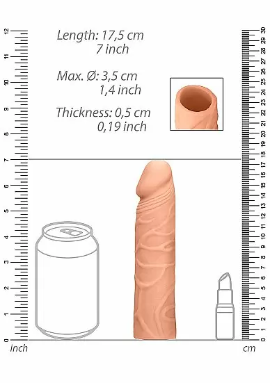Увеличивающая насадка закрытого типа Penis Extender  - 17,5 cm