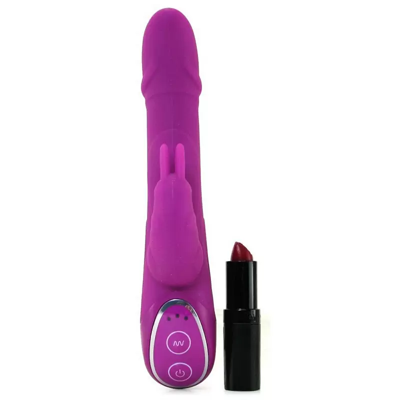 Вибромассажер Body & Soul Love Bunny со стимуляцией клитора – фиолетовый