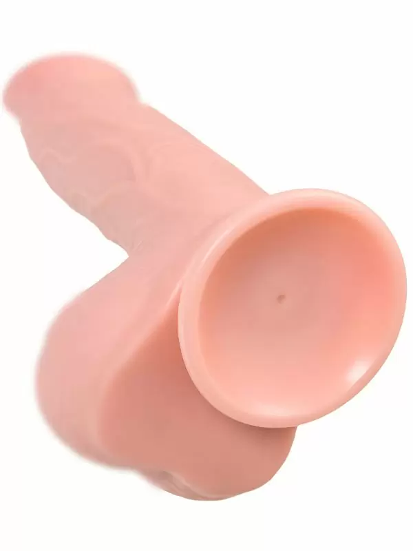 Реалистичный фаллоимитатор My Babe by RealStick My Sweety, TPE, скрытая головка, 21,5 см, телесный