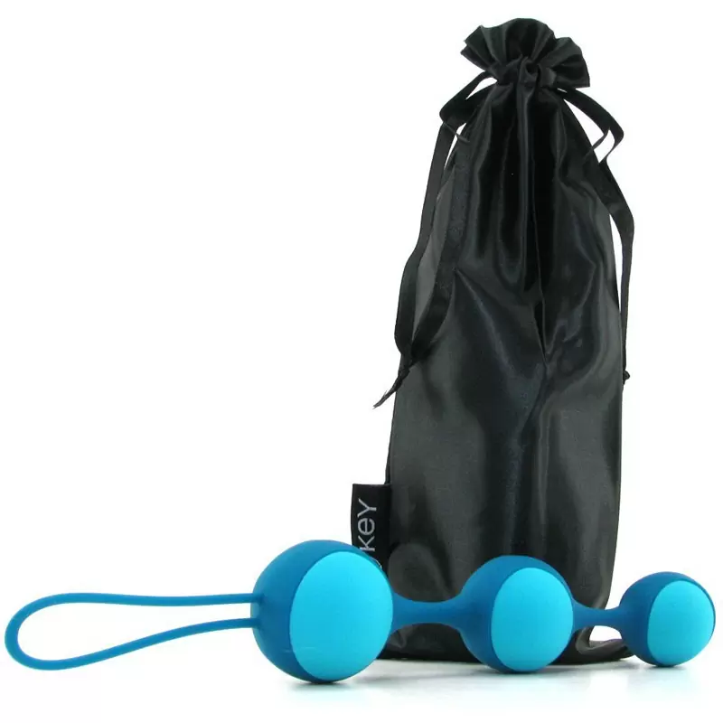 Набор из 3-х вагинальных шариков разного веса Stella III - Blue