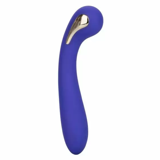 Изогнутый вибратор Impulse Estim Petite G Wand, 7 режимов, 19 см, силикон, синий