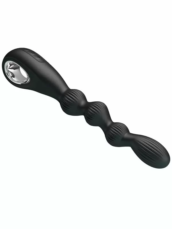 Анальная ёлочка Baile Federer, с вибрацией, 12 режимов, силикон