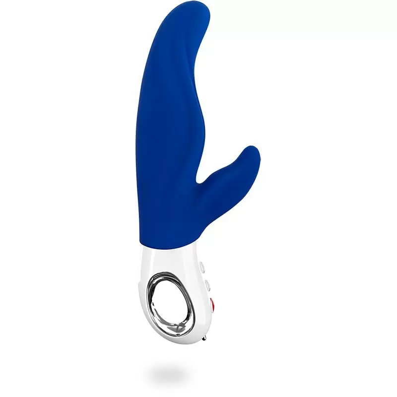 Мощный вибратор-кролик Fun Factory Lady Bi, 2 мотора, 12 режимов, силикон, синий