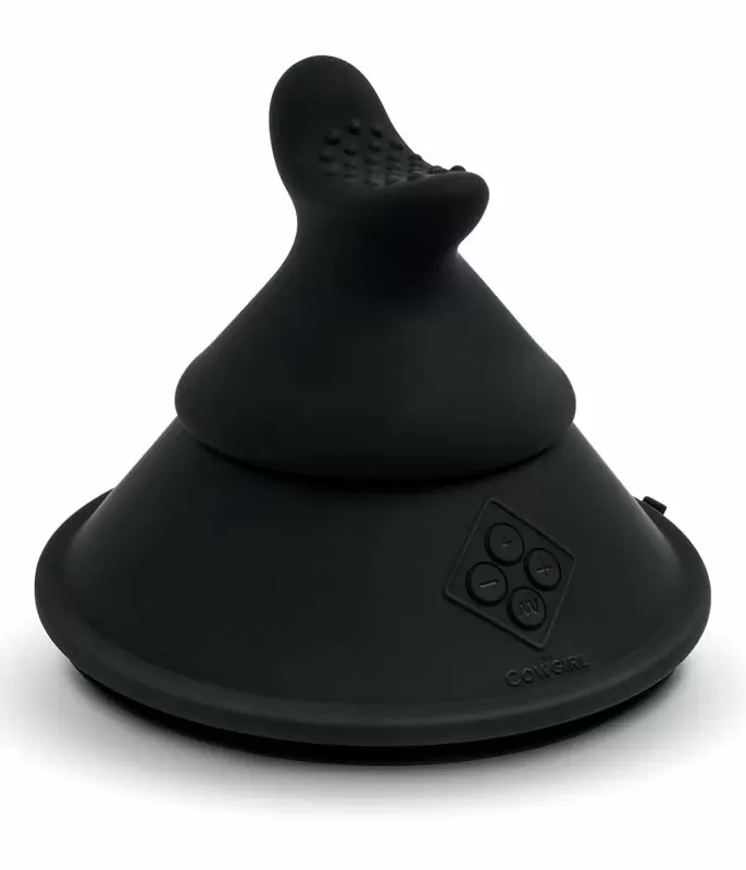 Портативная секс-машина THE COWGIRL CONE, 2 насадки, с пультом Д/У, силикон
