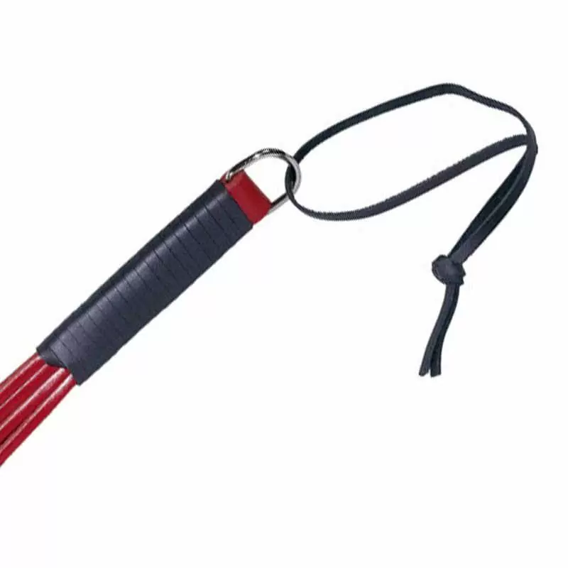Плеть из натуральной кожи Zado Leather Whip - красный