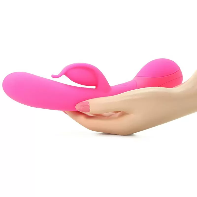 Вибромассажер Impress Dove со стимуляцией клитора – розовый