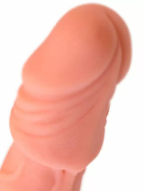 Реалистичная насадка-удлинитель TOYFA XLover, с кольцом-подхватом мошонки 16 см, TPE, телесный