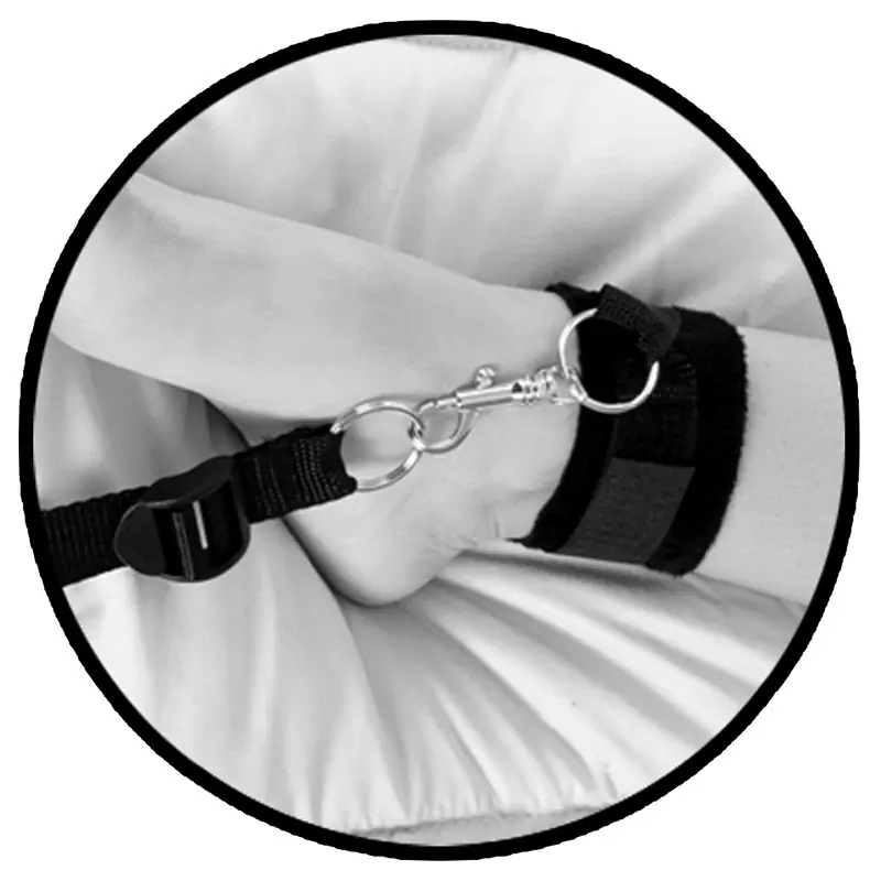 Фиксаторы Wraparound Mattress Restraints для кровати – черные	