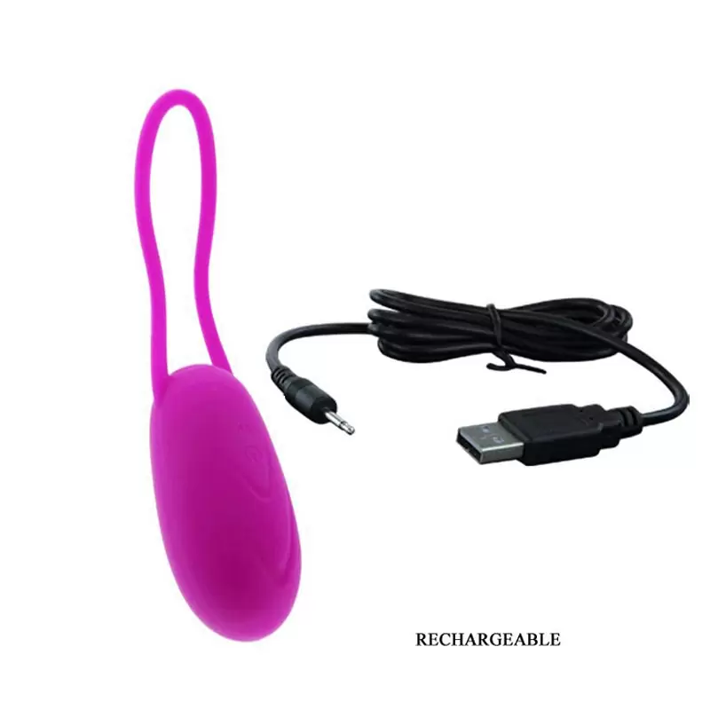 Перезаряжаемое водонепроницаемое виброяйцо Gale  – розовый 